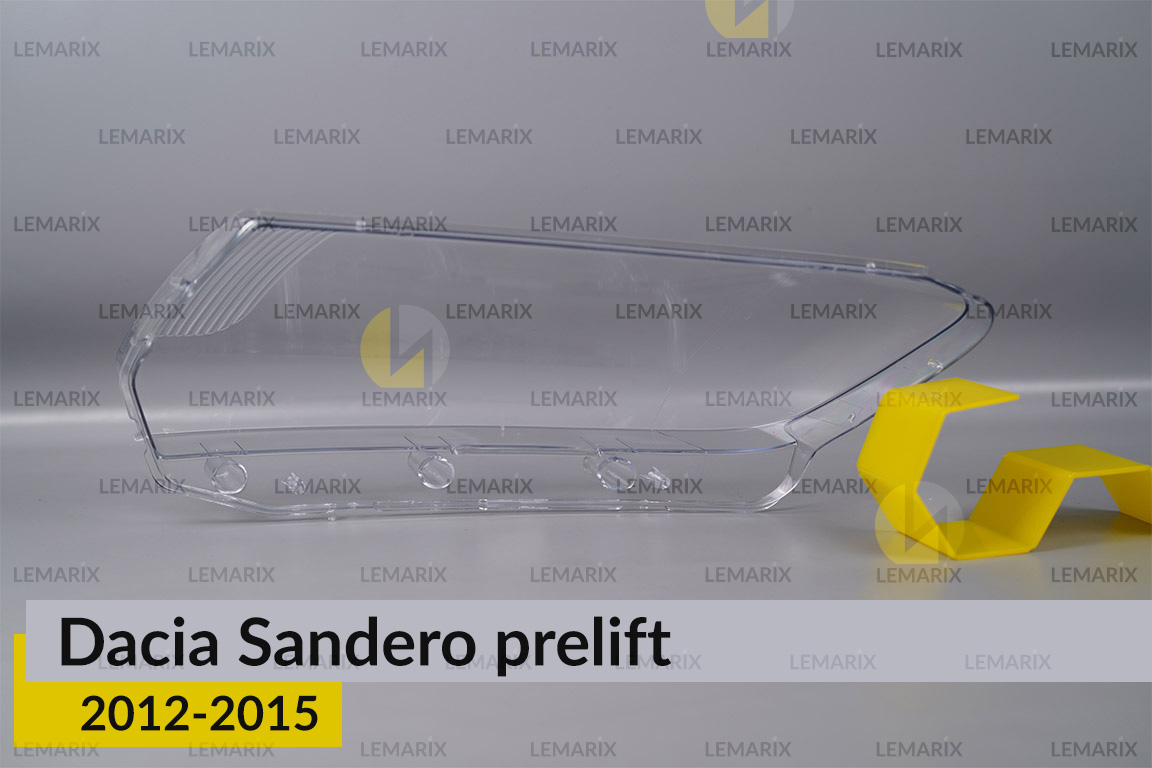 Скло фари Dacia Sandero (2012-2015) дорест праве