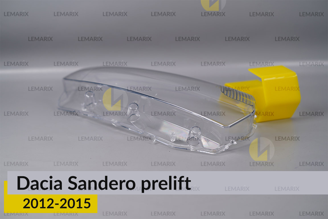 Скло фари Dacia Sandero (2012-2015) дорест праве