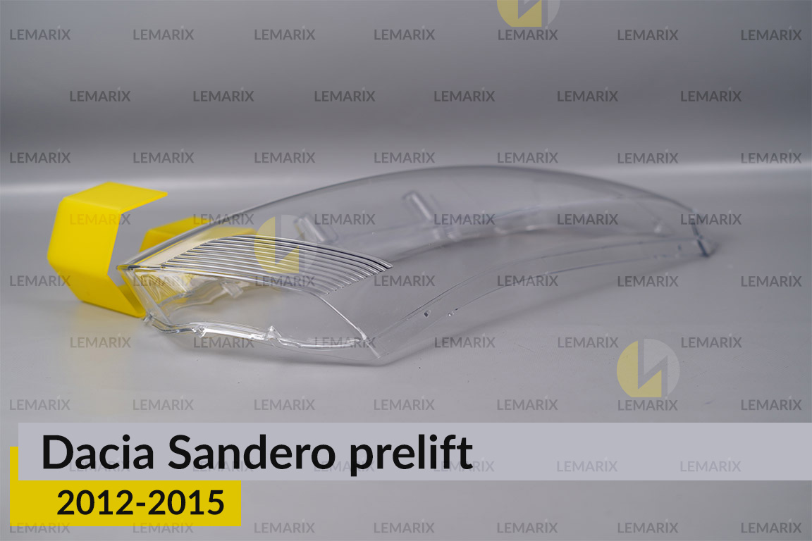 Скло фари Dacia Sandero (2012-2015) дорест праве