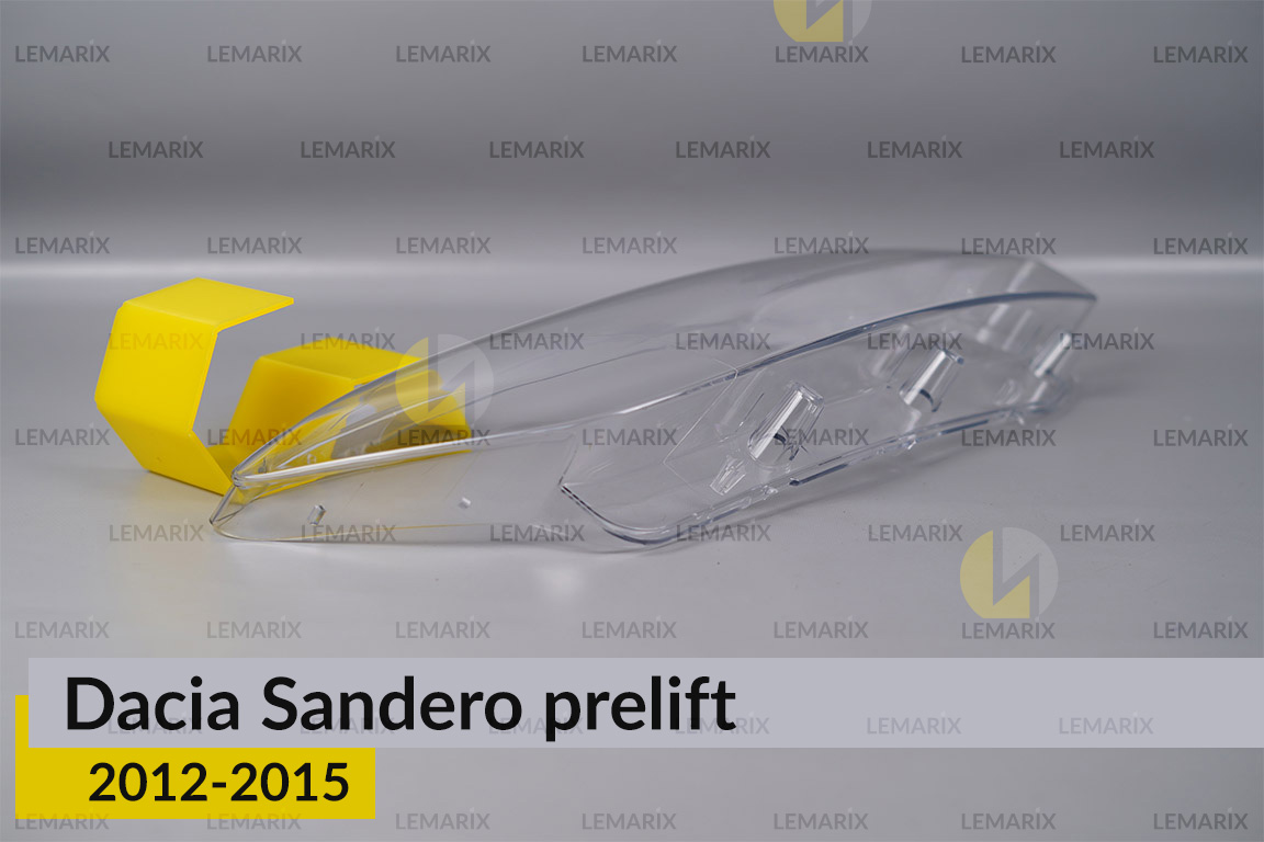 Скло фари Dacia Sandero (2012-2015) дорест праве