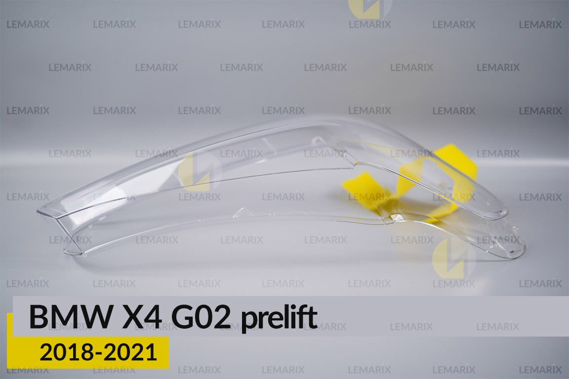 Скло фари BMW X4 G02 (2018-2021) дорест праве