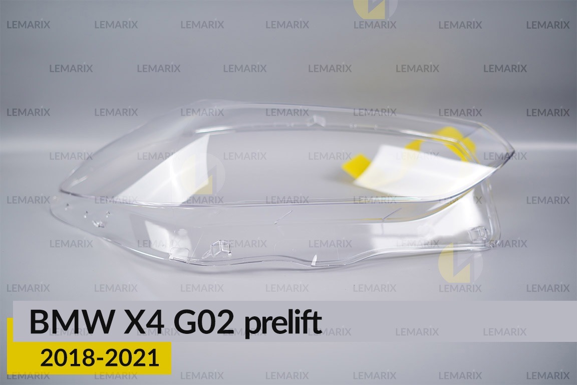 Скло фари BMW X4 G02 (2018-2021) дорест праве