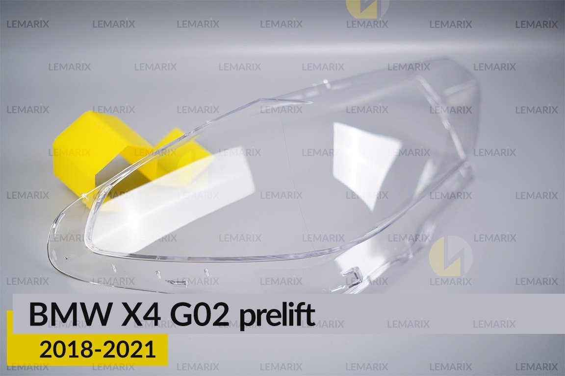 Скло фари BMW X4 G02 (2018-2021) дорест праве