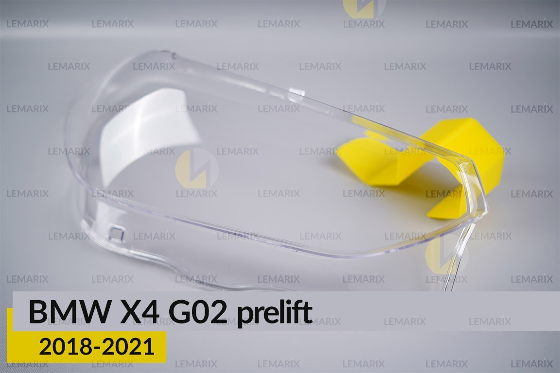 Скло фари BMW X4 G02 (2018-2021) дорест праве