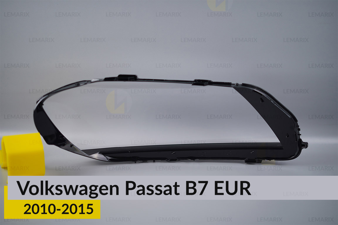 Скло фари VW Volkswagen Passat B7 EUR (2010-2015) ліве