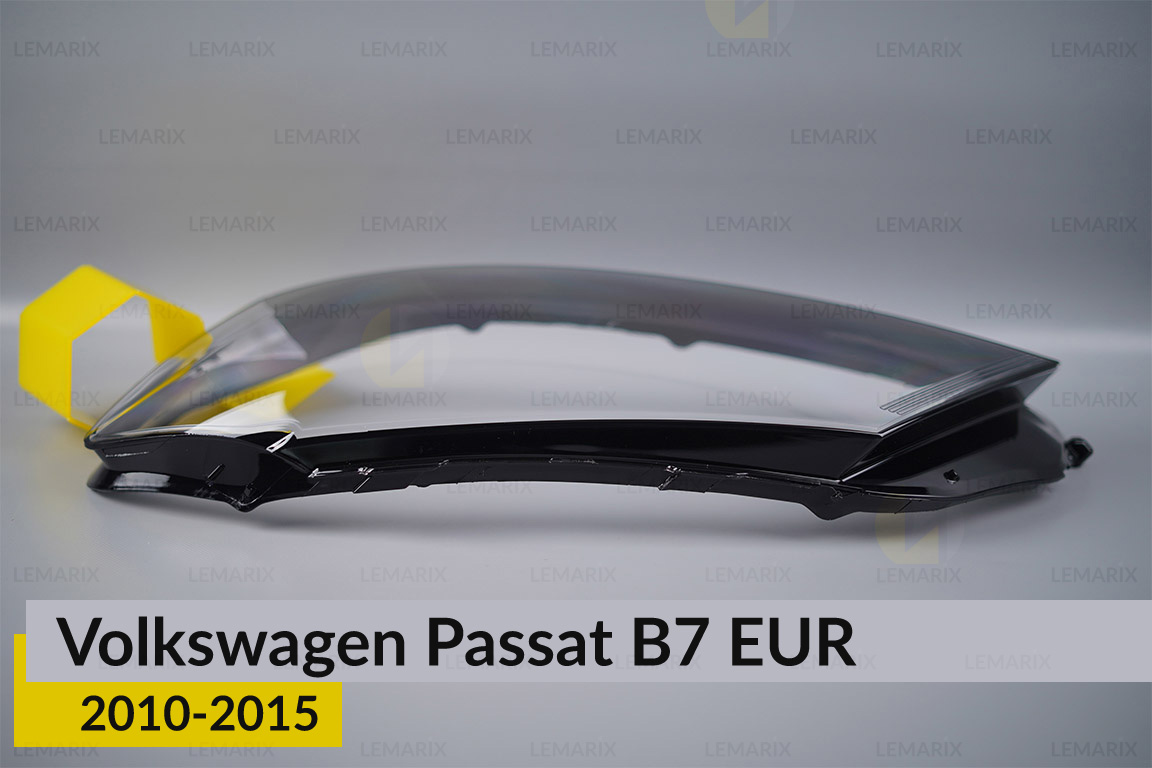 Скло фари VW Volkswagen Passat B7 EUR (2010-2015) ліве