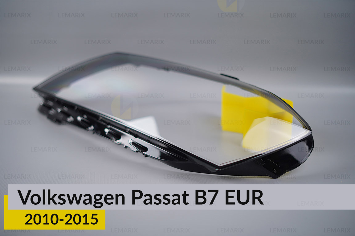 Скло фари VW Volkswagen Passat B7 EUR (2010-2015) ліве