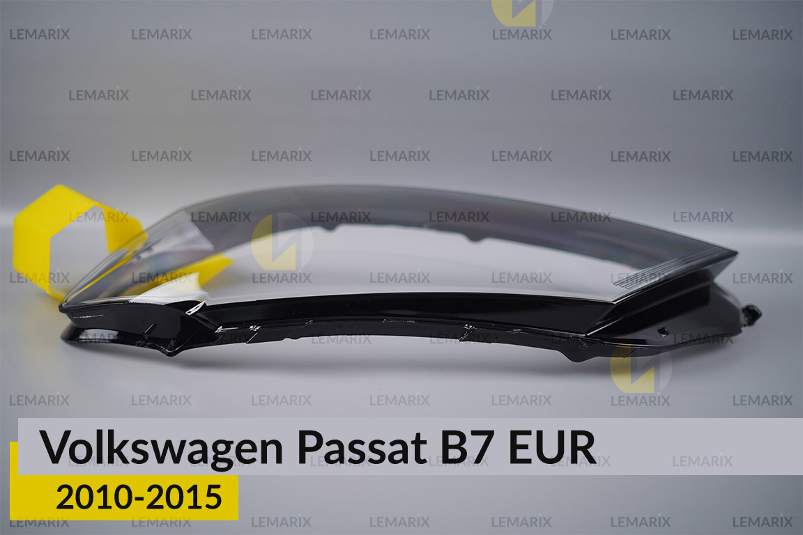 Скло фари VW Volkswagen Passat B7 EUR (2010-2015) ліве