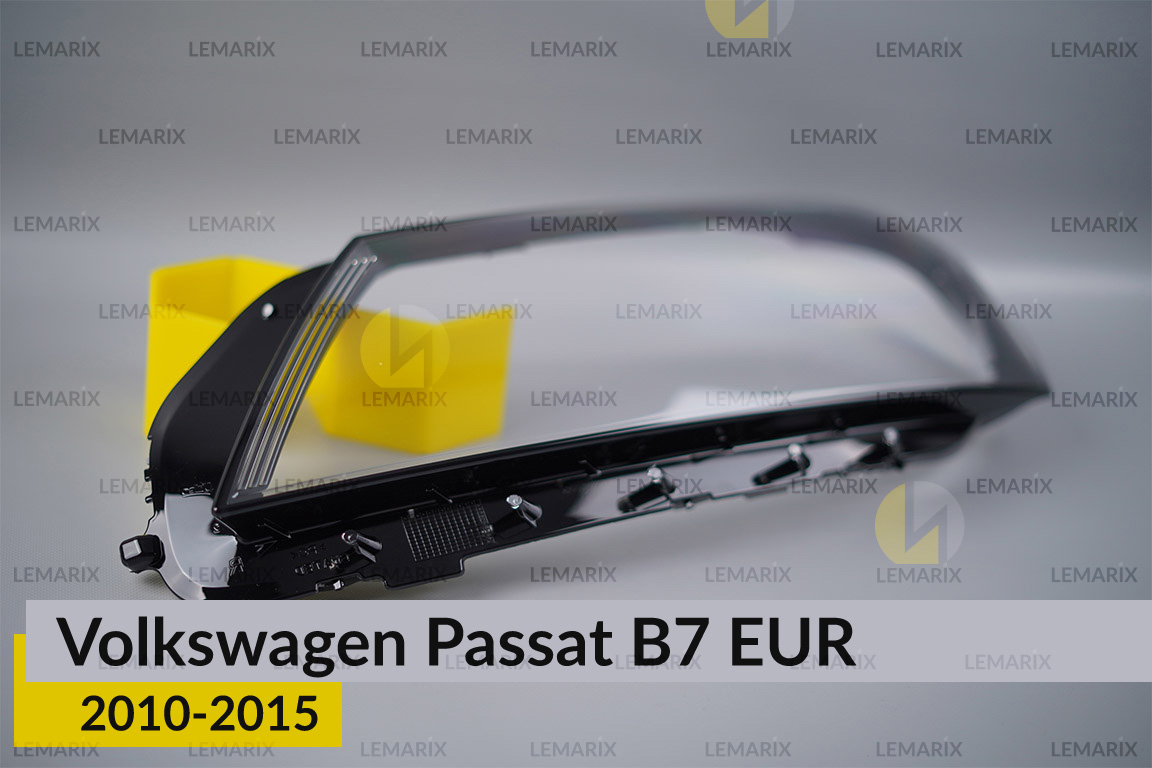 Скло фари VW Volkswagen Passat B7 EUR (2010-2015) ліве