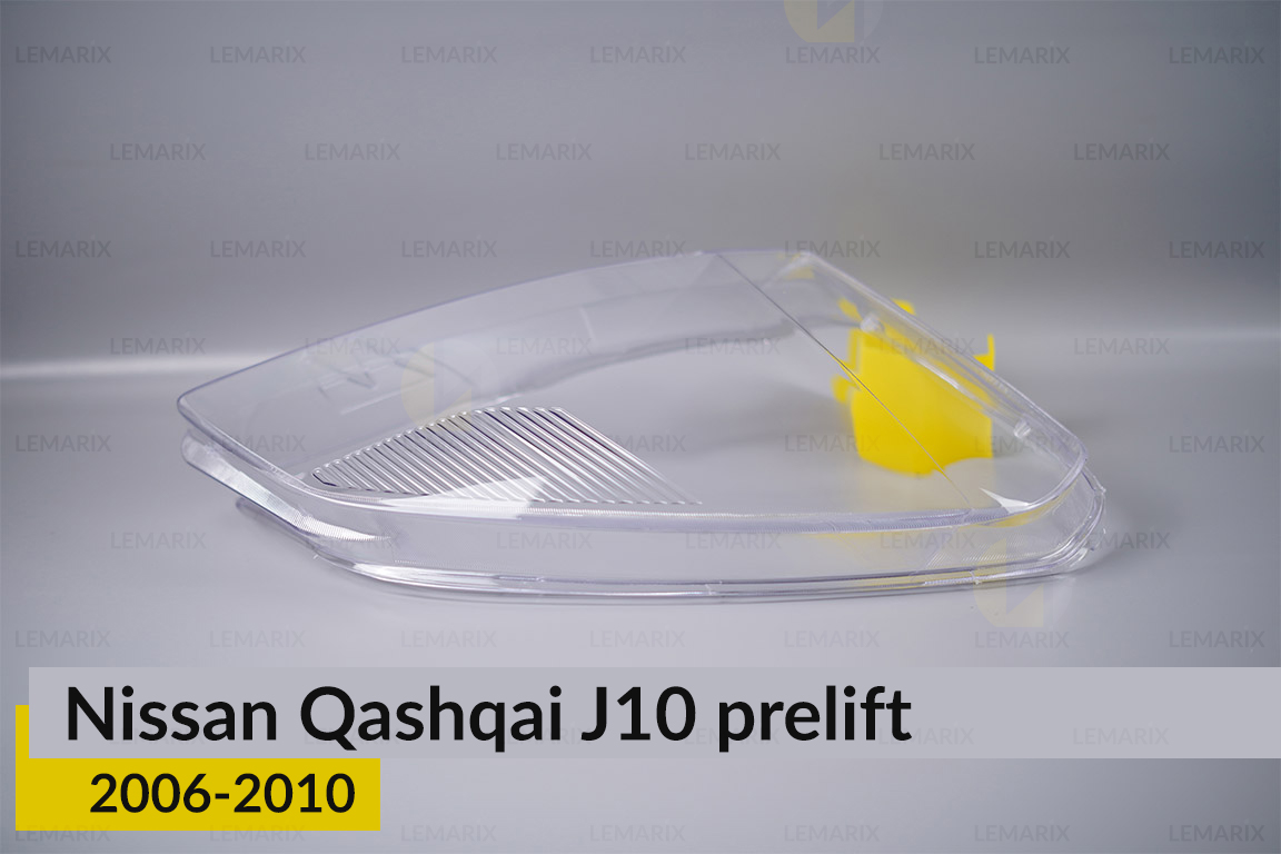 Скло фари Nissan Qashqai J10 (2006-2010) дорест праве
