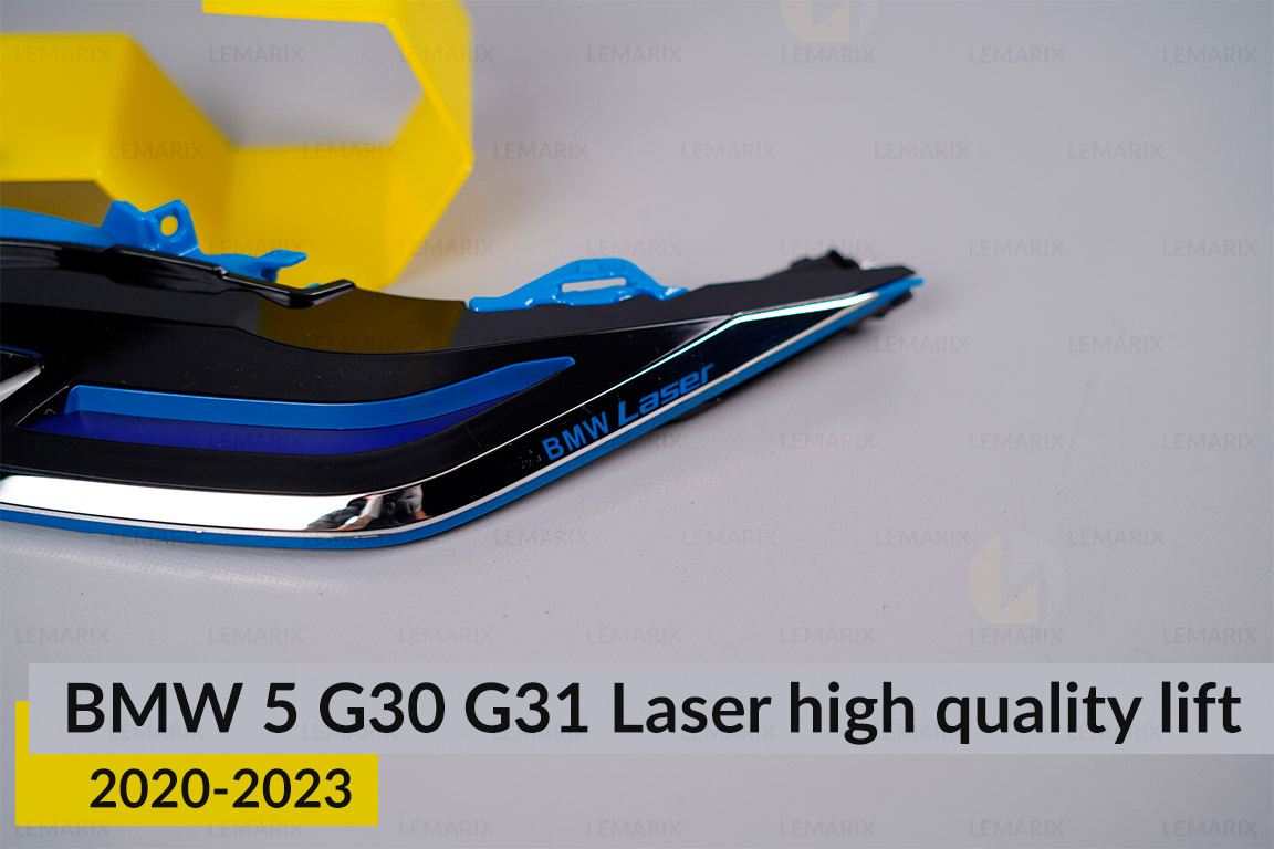 Декоративна маска верхня у зборі BMW 5 G30 G31 Laser HQ (2020-2023) рест ліва