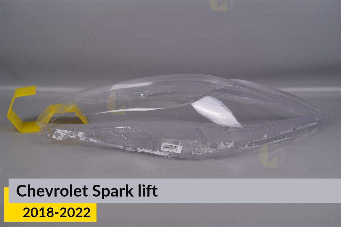 Скло фари Chevrolet Spark (2018-2022) рест ліве