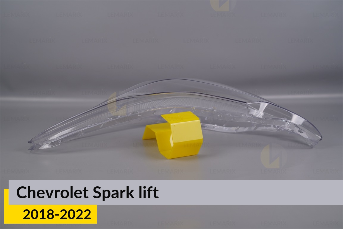 Скло фари Chevrolet Spark (2018-2022) рест ліве