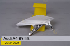 Хромована маска бокова лицьова Audi A4 B9 (2019-2025) рест права