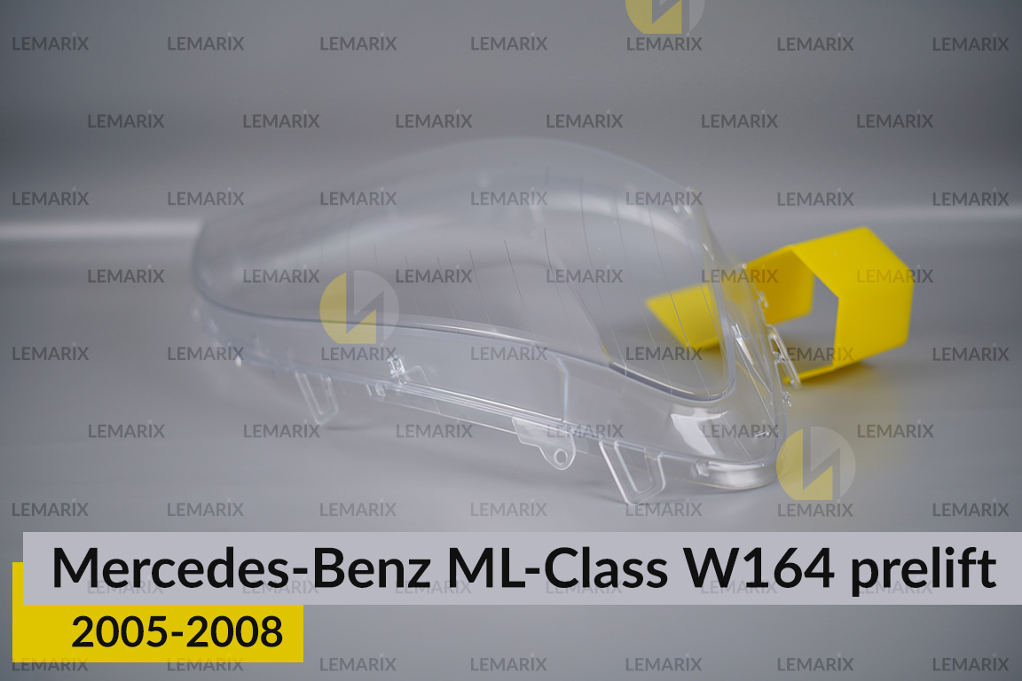 Скло фари Mercedes-Benz ML-Class W164 (2005-2008) дорест праве