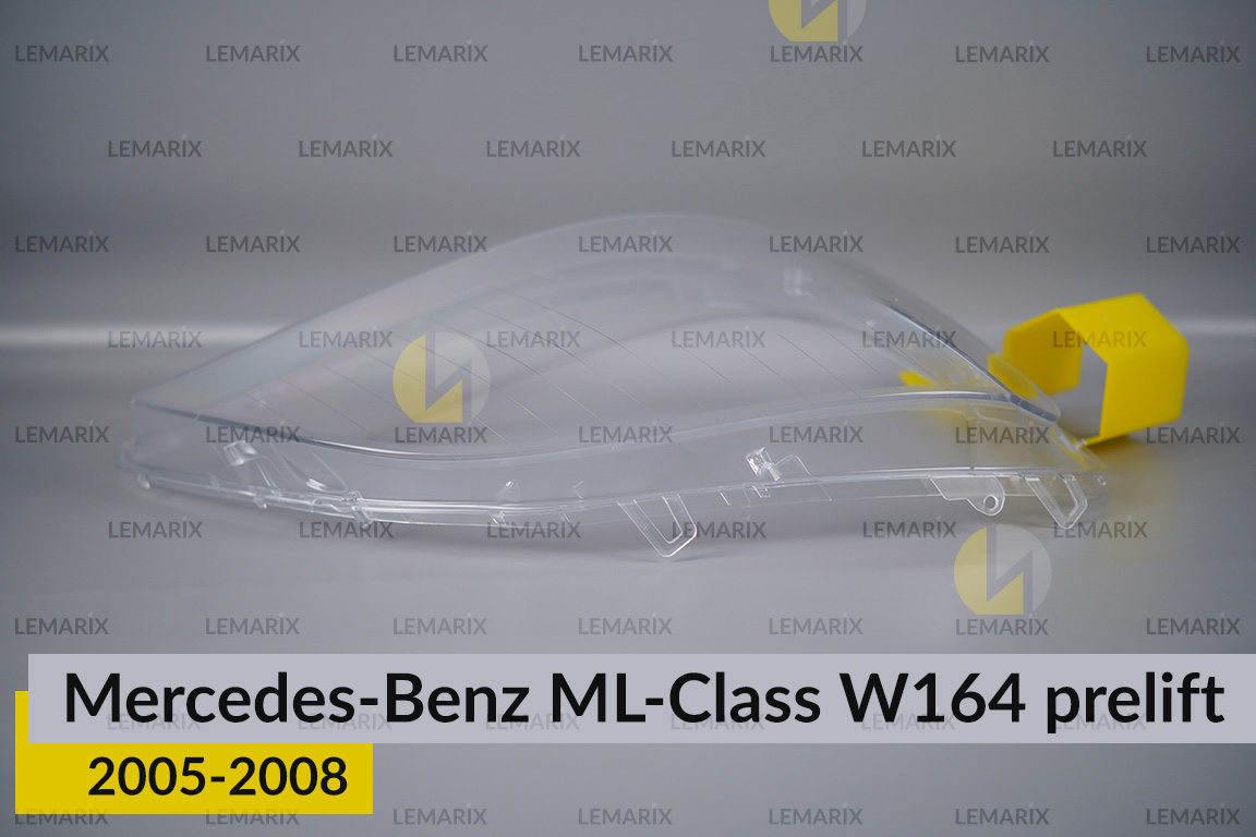 Скло фари Mercedes-Benz ML-Class W164 (2005-2008) дорест праве