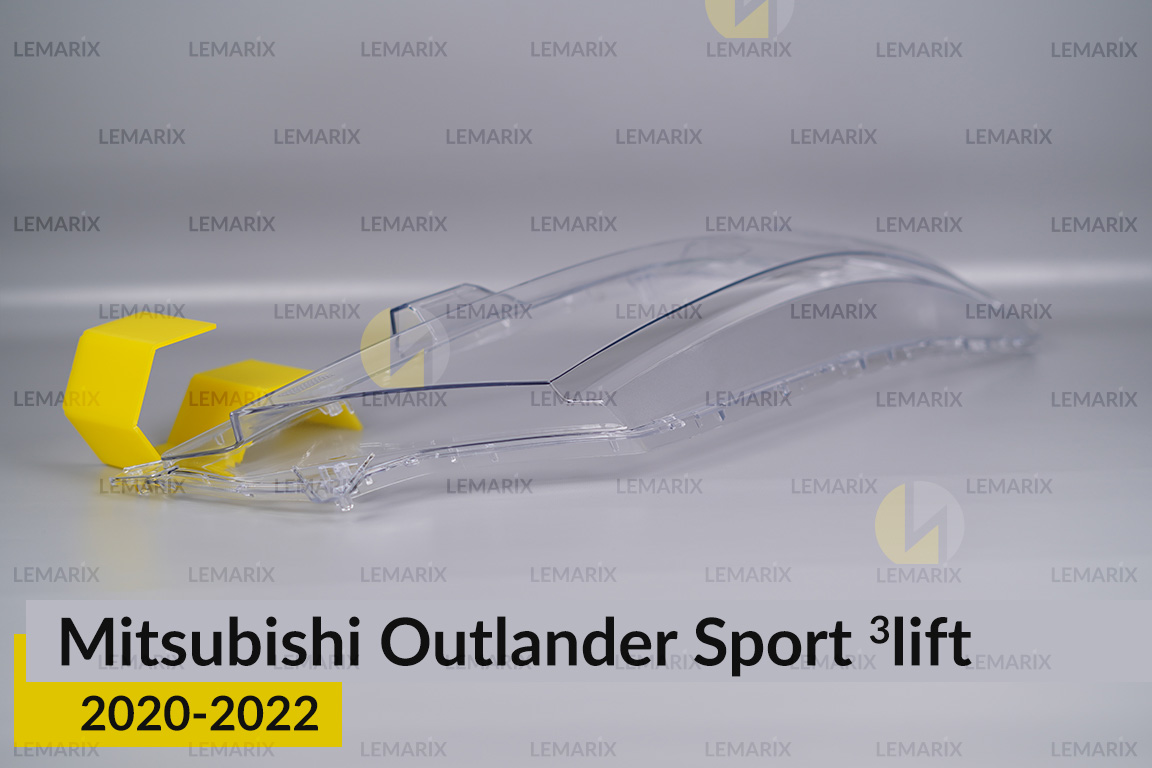 Скло фари Mitsubishi Outlander Sport (2020-2022) 3 рест праве