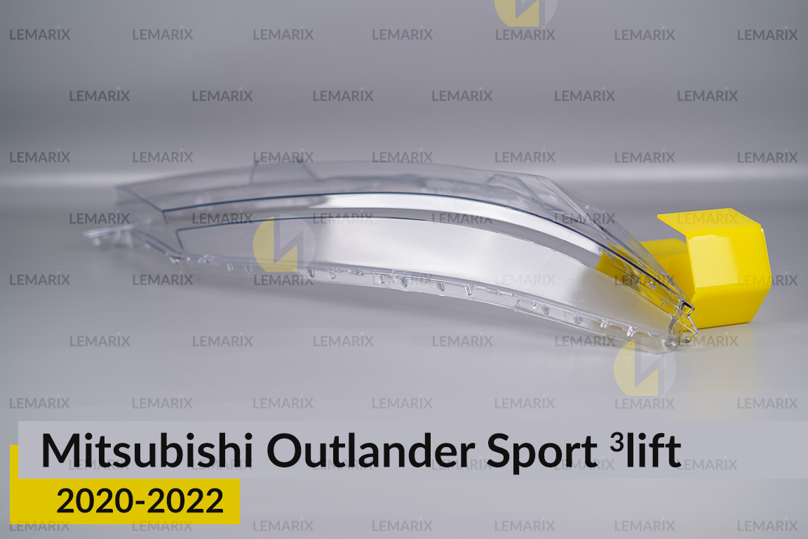 Скло фари Mitsubishi Outlander Sport (2020-2022) 3 рест праве