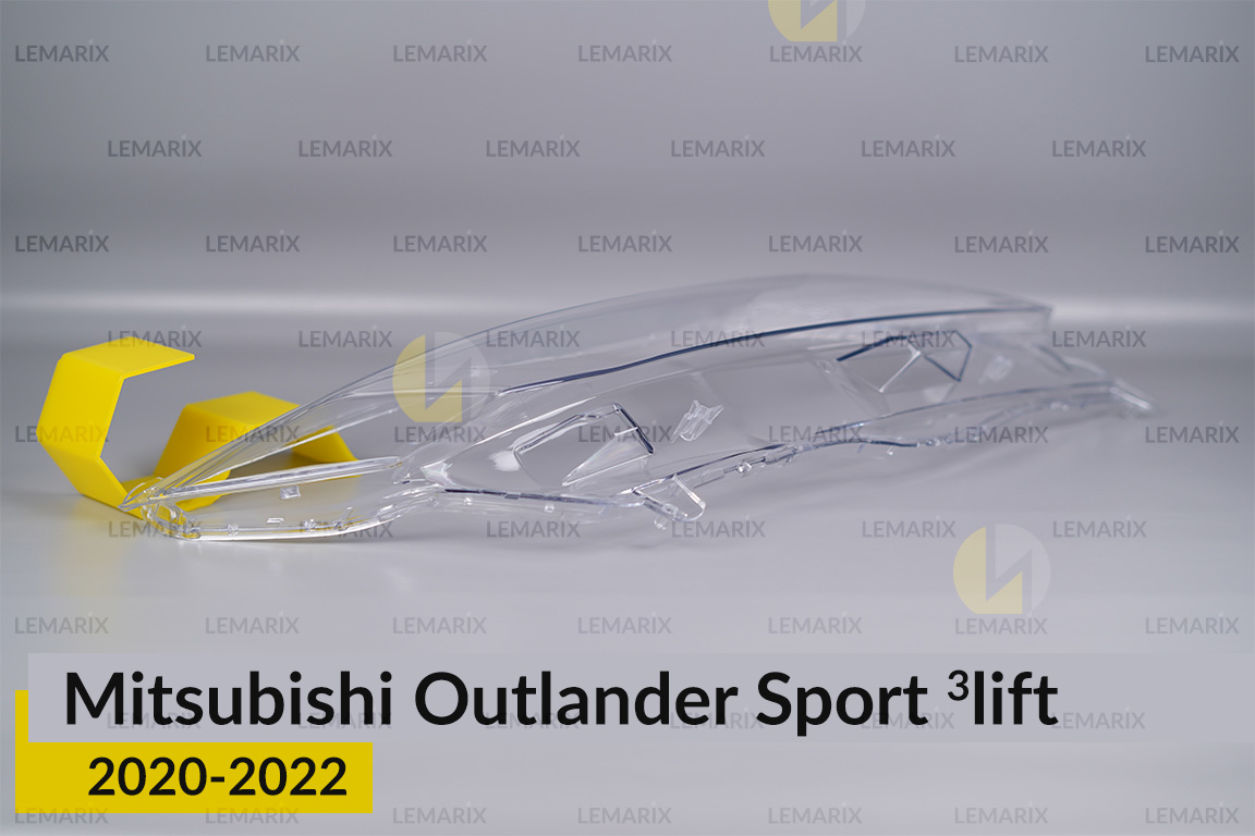 Скло фари Mitsubishi Outlander Sport (2020-2022) 3 рест праве