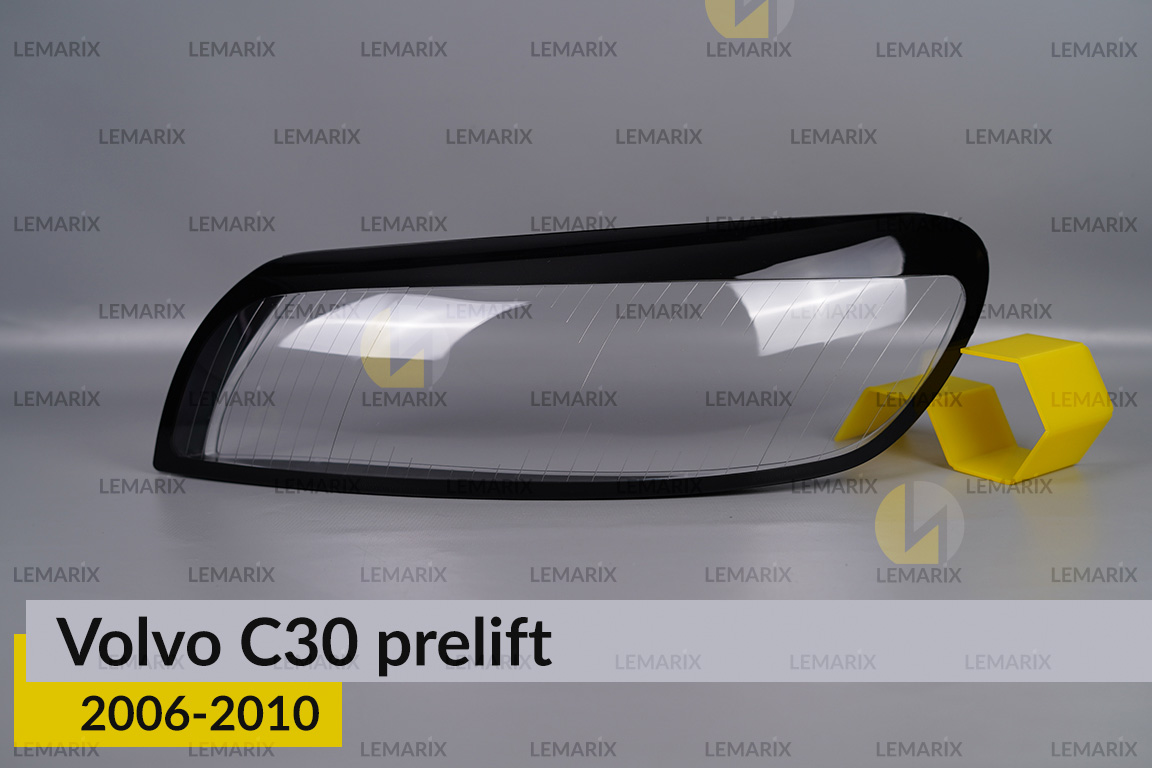 Скло фари Volvo C30 (2006-2010) дорест ліве