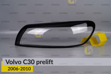 Скло фари Volvo C30 (2006-2010) дорест ліве