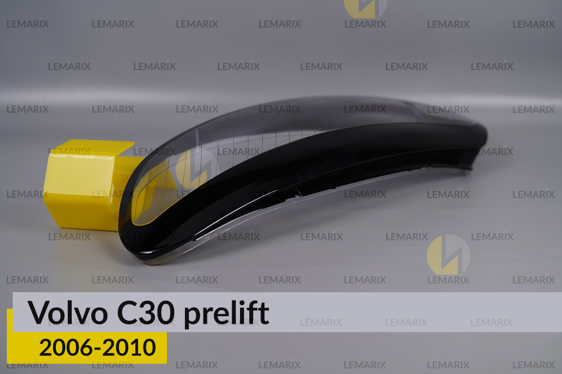 Скло фари Volvo C30 (2006-2010) дорест ліве