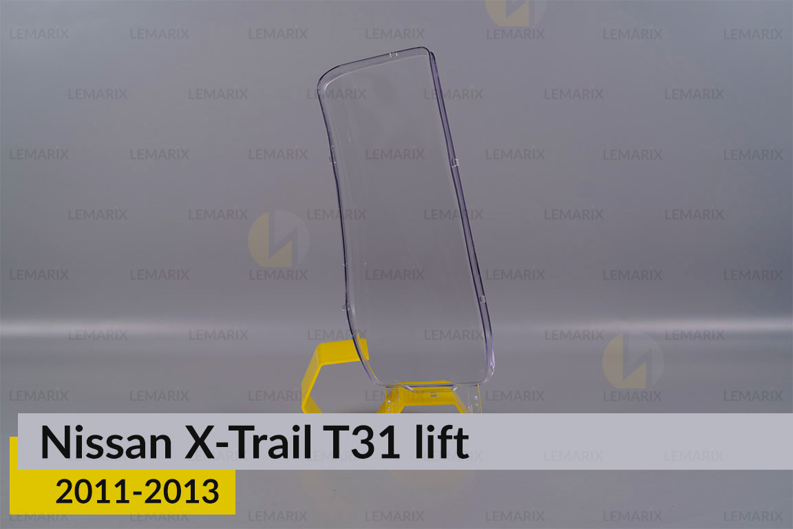 Скло фари Nissan X-Trail T31 верхнє (2011-2013) рест ліве