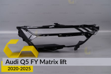 Декоративна маска внутрішня Audi Q5 FY Matrix (2020-2025) рест права