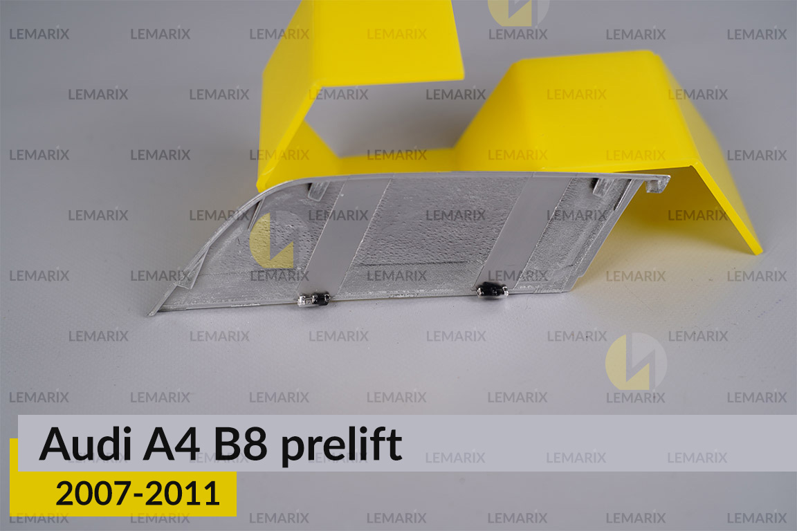 Хромована декоративна маска нижня Audi A4 B8 (2007-2011) дорест права