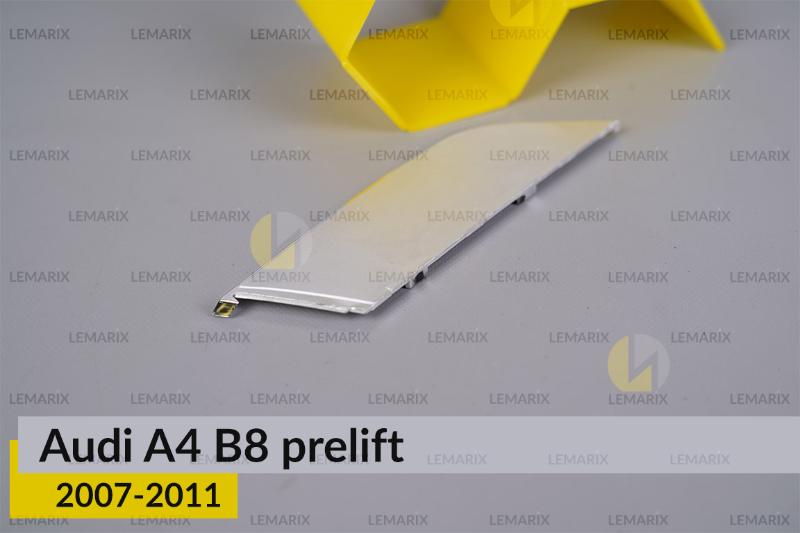 Хромована декоративна маска нижня Audi A4 B8 (2007-2011) дорест права