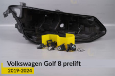 Ремкомплект крепления корпуса фар VW Volkswagen Golf 8 (2019-2024) дорест правый – 5 ед.