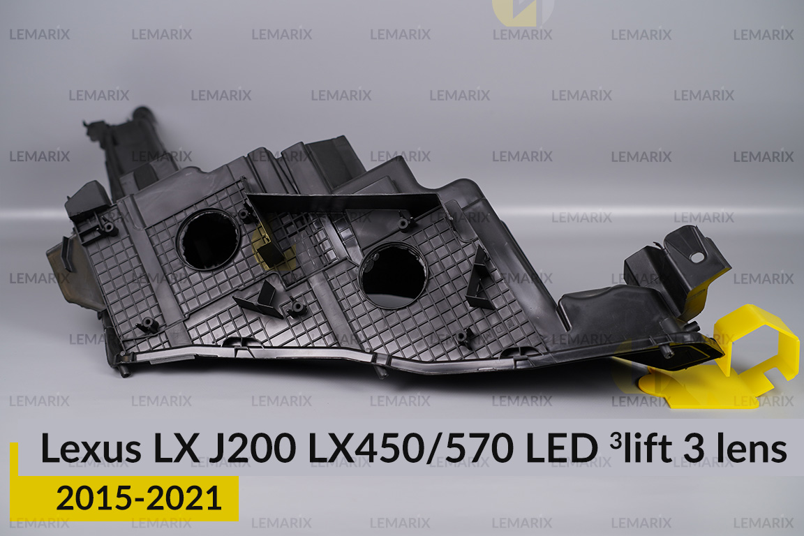 Корпус фари Lexus LX J200 LX450/570 LED 3 лінзи (2015-2021) 3 рест лівий