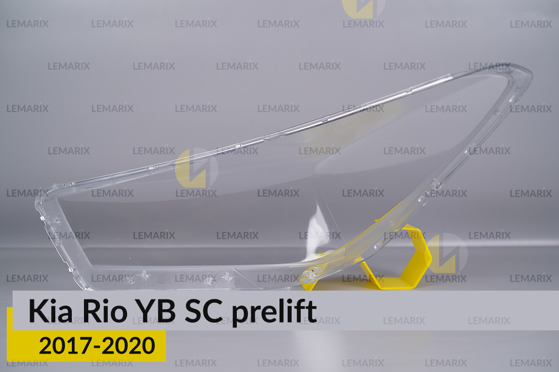 Скло фари Kia Rio YB SC (2017-2020) дорест праве