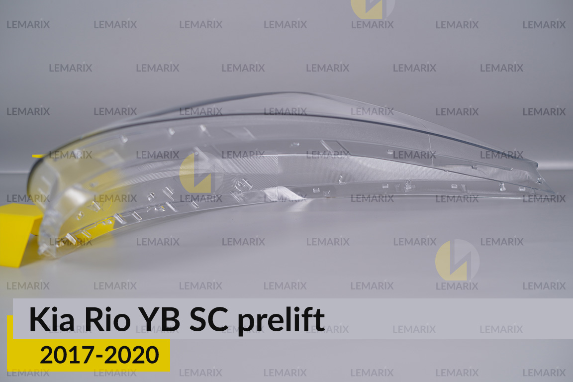 Скло фари Kia Rio YB SC (2017-2020) дорест праве