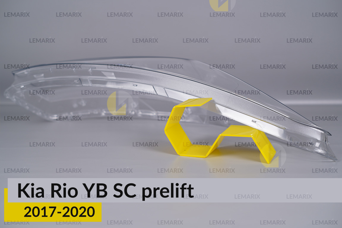 Скло фари Kia Rio YB SC (2017-2020) дорест праве
