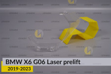 Декоративна маска світловода під зовнішній світловод BMW X6 G06 Laser (2019-2023) дорест ліва