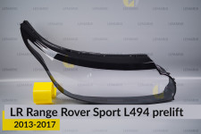 Скло фари Land Rover Range Rover Sport L494 (2013-2017) дорест праве