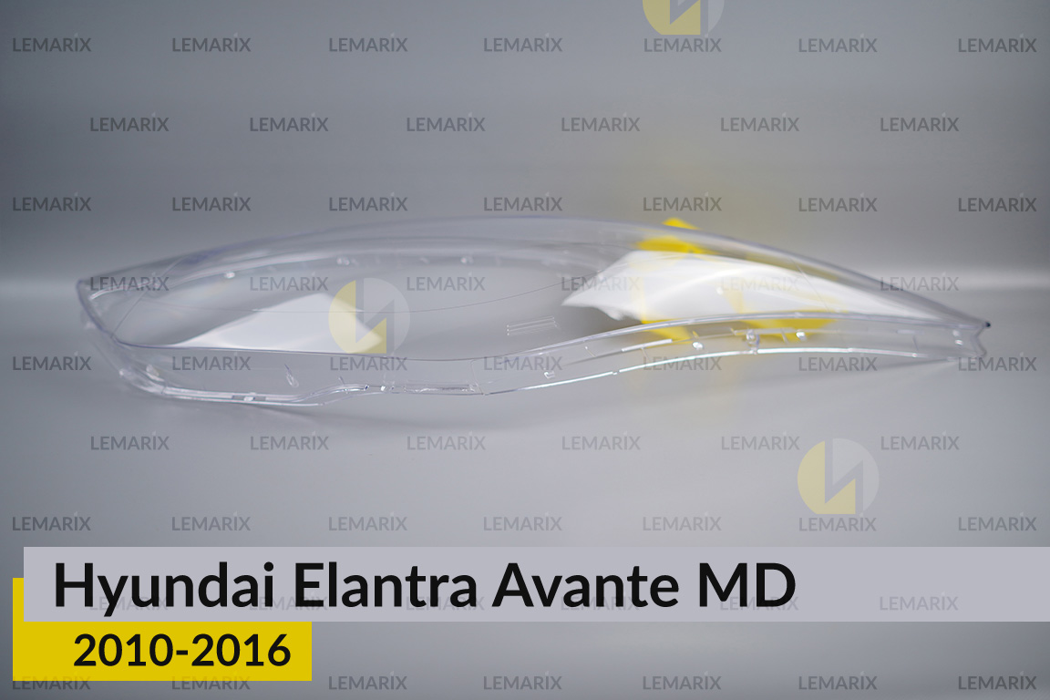 Скло фари Hyundai Elantra Avante MD (2010-2016) ліве