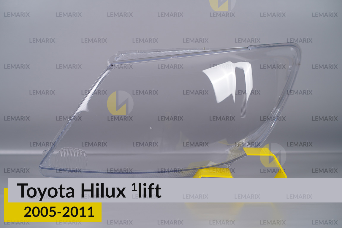 Скло фари Toyota Hilux (2005-2011) 1 рест ліве