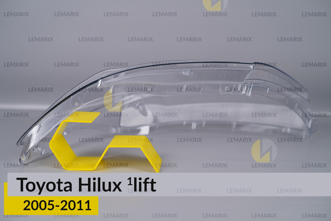Скло фари Toyota Hilux (2005-2011) 1 рест ліве