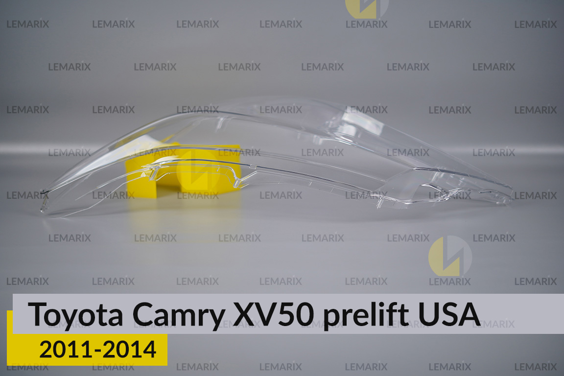 Скло фари Toyota Camry XV50 USA (2011-2014) дорест ліве