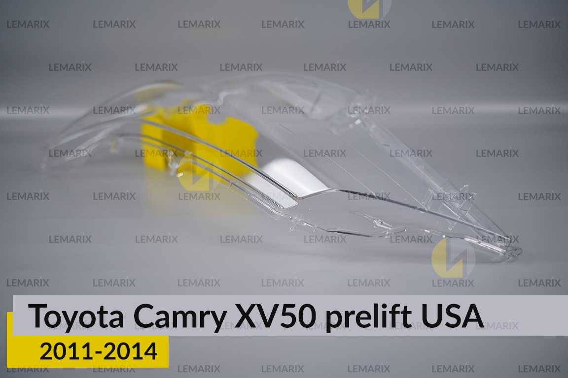 Скло фари Toyota Camry XV50 USA (2011-2014) дорест ліве