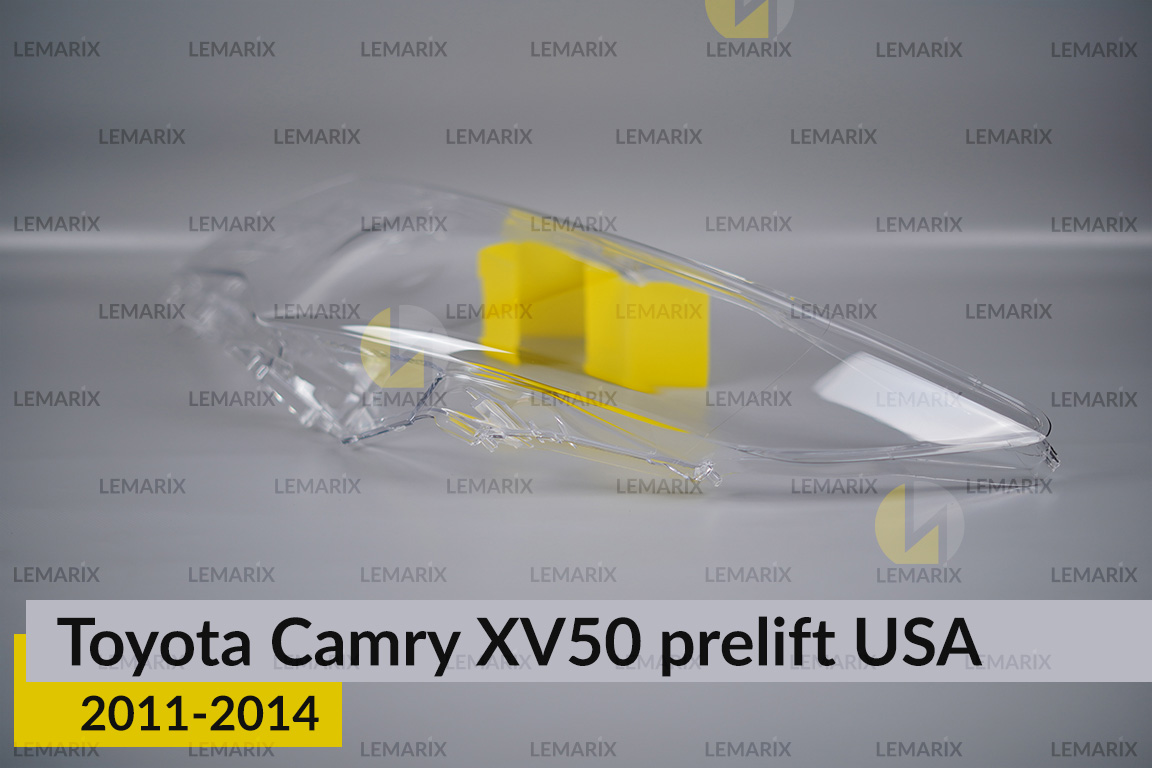 Скло фари Toyota Camry XV50 USA (2011-2014) дорест ліве