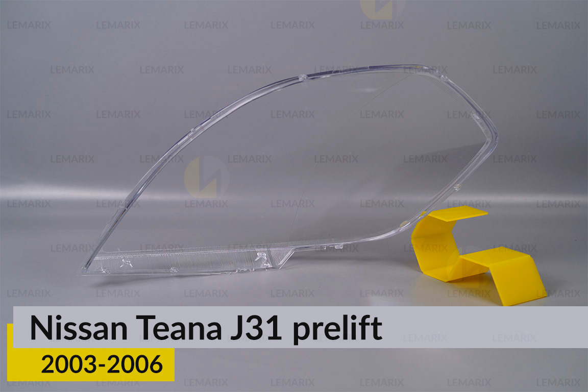Скло фари Nissan Teana J31 (2003-2006) дорест праве