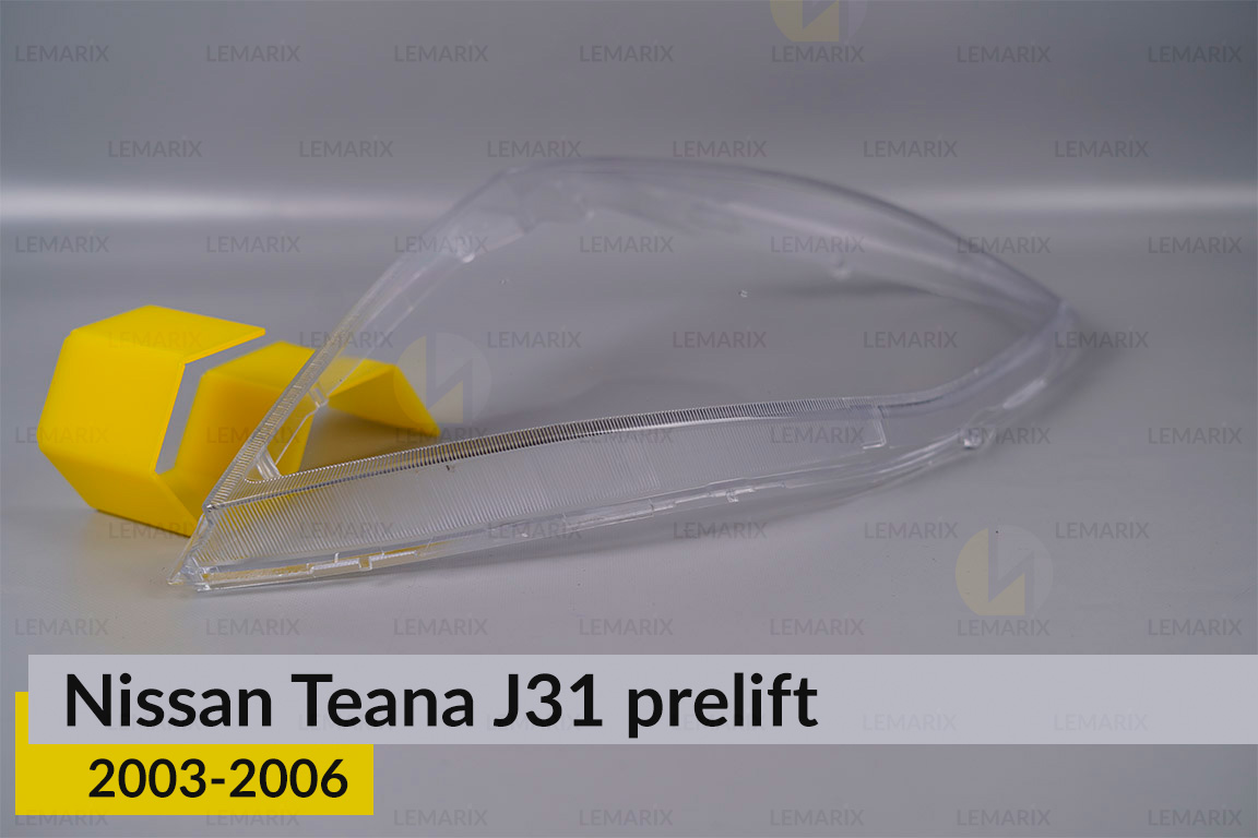 Скло фари Nissan Teana J31 (2003-2006) дорест праве