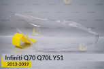Скло фари Infiniti Q70 Y51 (2013-2019) праве