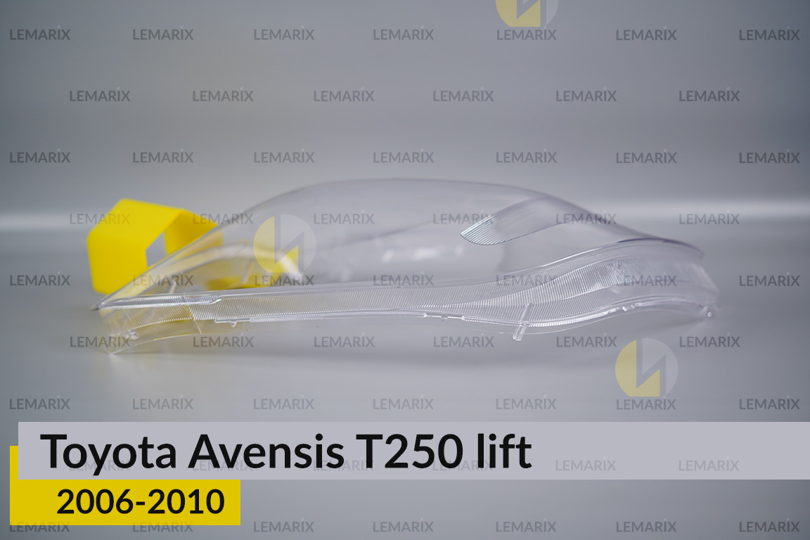 Скло фари Toyota Avensis T250 (2006-2010) рест ліве