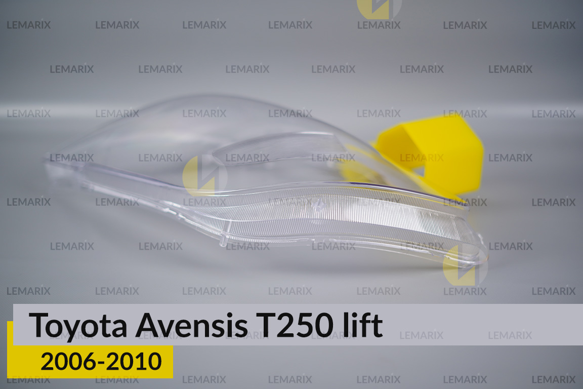 Скло фари Toyota Avensis T250 (2006-2010) рест ліве