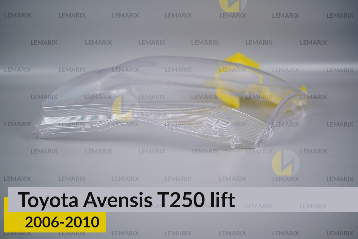 Скло фари Toyota Avensis T250 (2006-2010) рест ліве