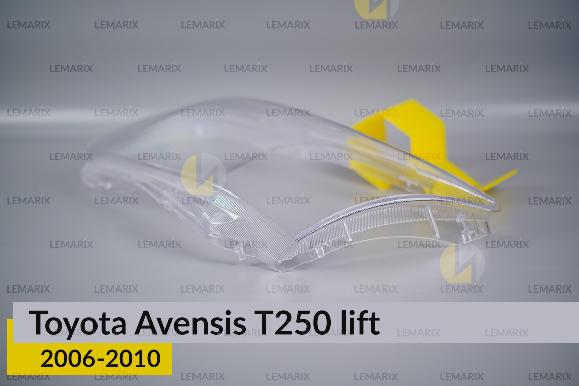 Скло фари Toyota Avensis T250 (2006-2010) рест ліве